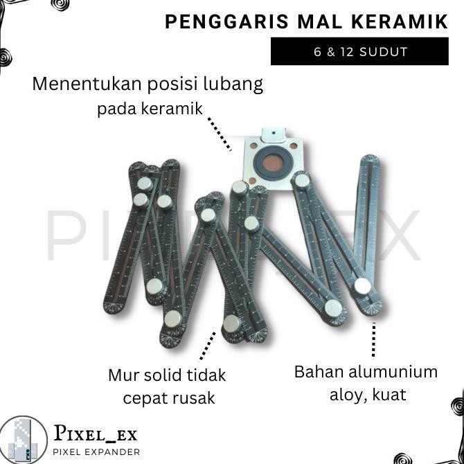 

JH8 Penggaris Mal Keramik 6 dan 12 Expander