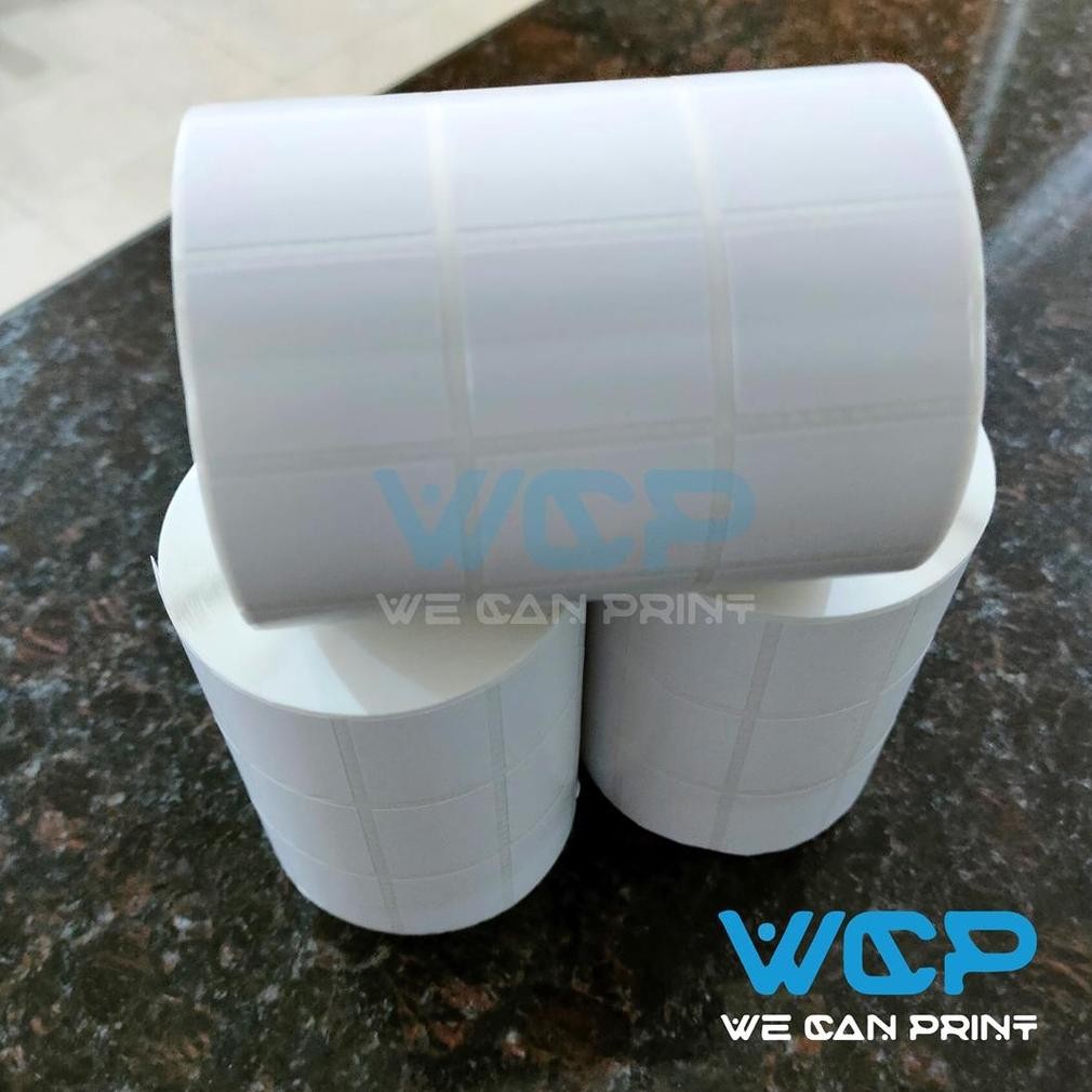 

JH8 Label Semicoated 33X25MM Kertas Label Sticker Semicoated 33X25 MM (3 LINE) 5000 PCS