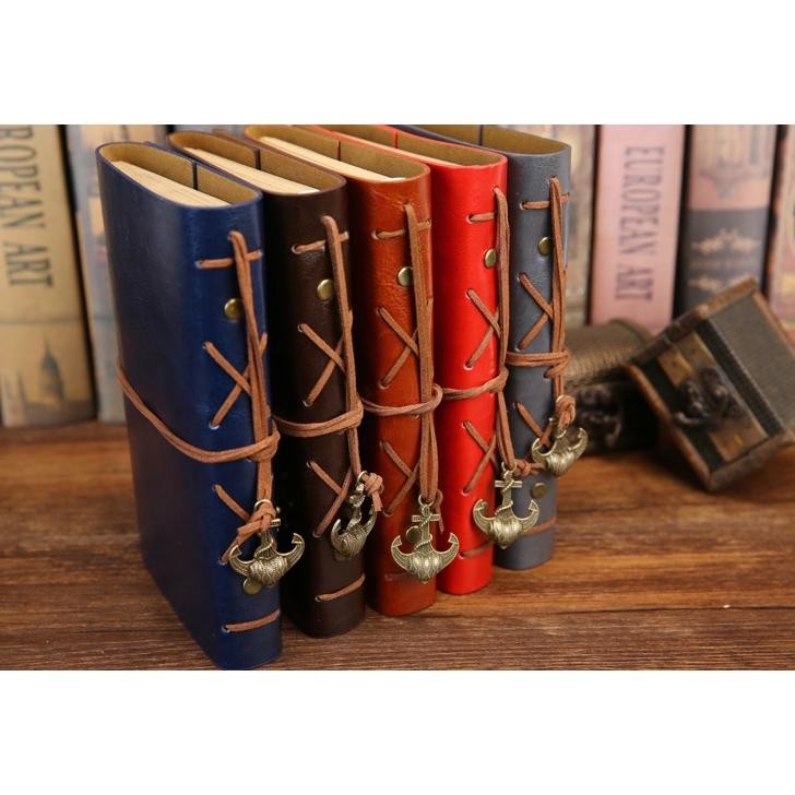 

JH8 Buku Catatan Notebook aesthetic A5 A6 Buku Tulis notebook Diary book Journal Binder notepad Spiral Model unik Klasik Retro Vintage Cover Kulit PU Leather Lutfhishop