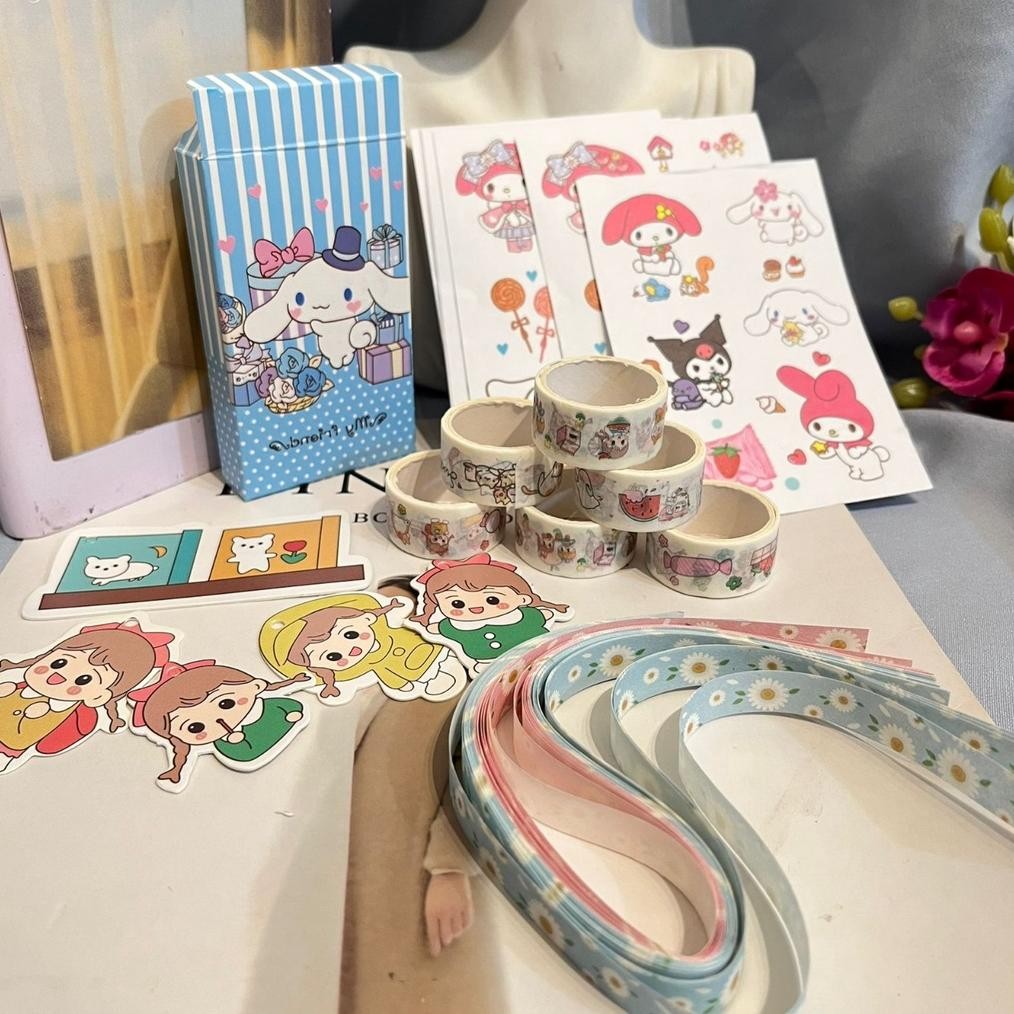 

JH8 PAKET JURNAL 7 IN 1 MELODY CINNAMOROLL FREE BOX SUPER CUTE TERLENGKAP PAKET JOURNALING KARAKTER PEREMPUAN IMUT KOMPLIT SOUVENIR UNIK BISA GROSIR DAN COD