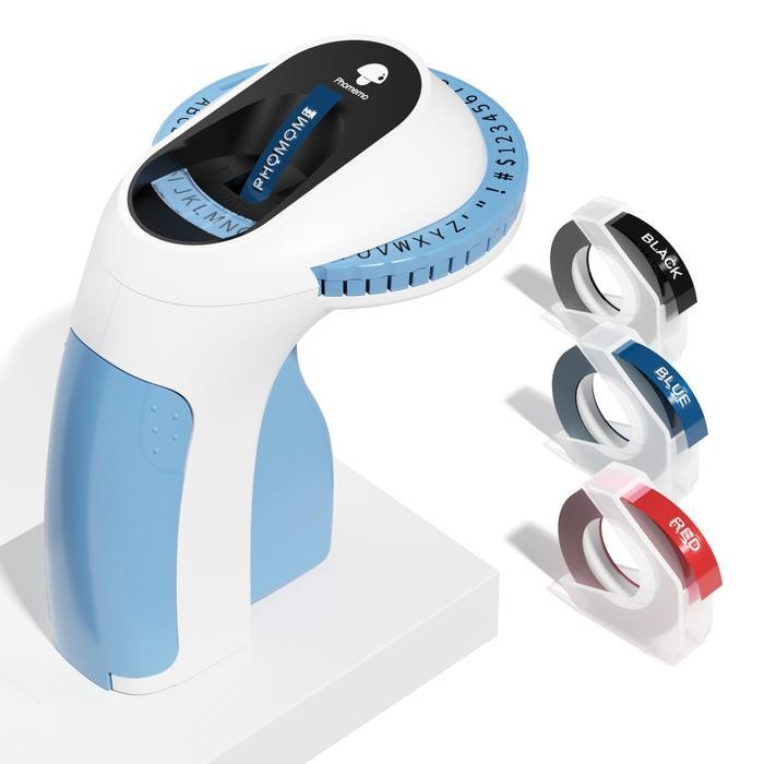 

Phomemo Embossing Label Maker Machine / Label Maker Best Seller / Label Maker Original Dan Terpercaya