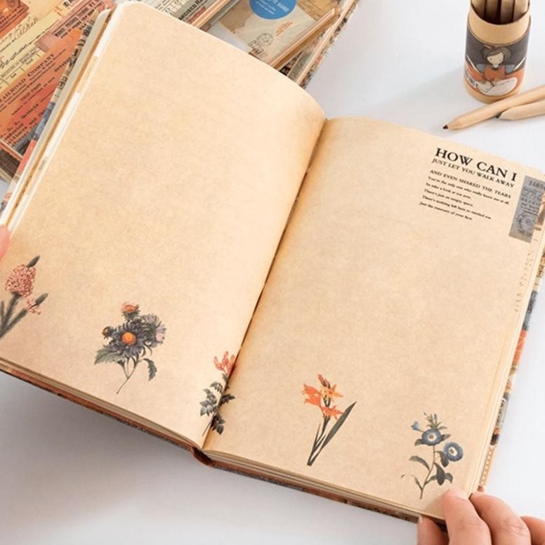 

JH8 DAY7 Buku diary notepad hardcover korea jepang aesthetic style new york lucu / journal / agenda impor / notebook / buku catatan unik retro