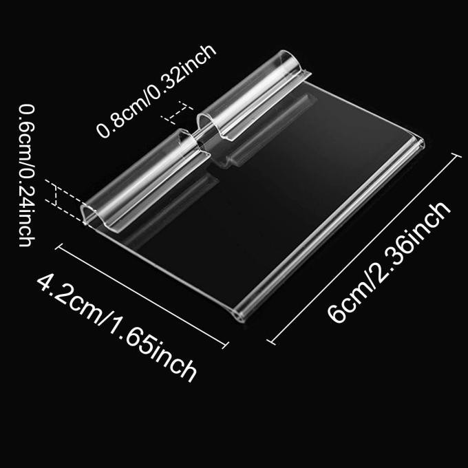 

JH8 30pcs Label Harga Mika Price Tag Holder PVC Price Tag Card - 30pcs
