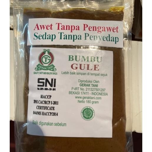 

Bumbu Gule Gerak Tani 180Gram