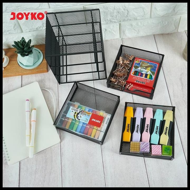 

Terlaris Joyko Desk Set Organizer / Tempat Alat Tulis Kantor Joyko Besi Ds-27 Good Quality