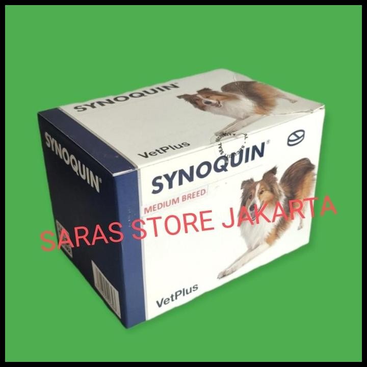 Terlaris Synoquin Efa Mb Medium Breed Dog Vetplus - Per Box (120 Tab) Good Quality