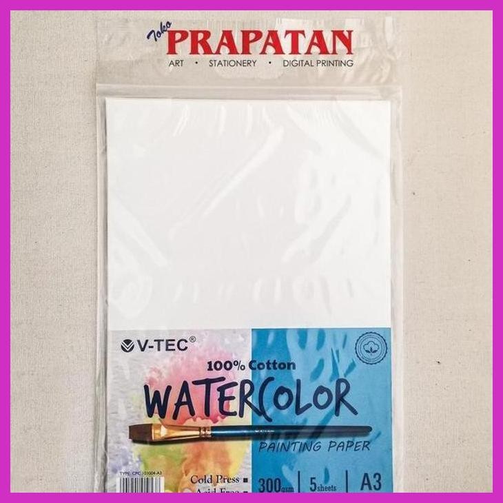 

( SEKOLAH / LUKIS ) SALE V-TEC WATERCOLOR PAPER A6/A5/A4/A3 SHEETS (SENI / MENGGAMBAR / ART / KERAJINAN ) PRIVASI AMAN