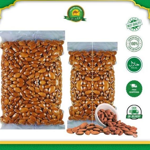 

Kacang Almond Mentah Premium 1kg
