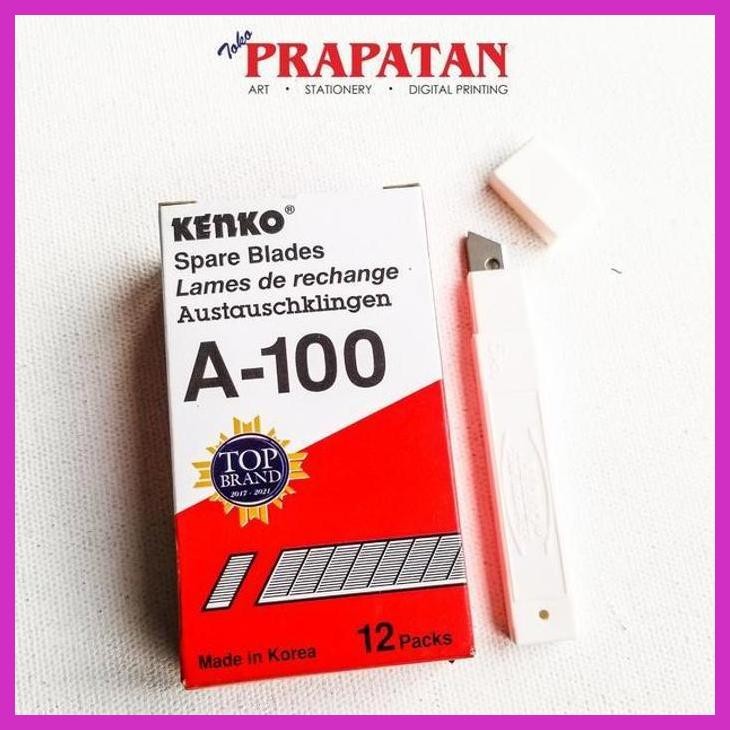 

( SEKOLAH / LUKIS ) READY ISI CUTTER / REFILL CUTTER / CUTTER BLADE KENKO A-100 (KECIL) (SENI / MENGGAMBAR / ART / KERAJINAN ) PRIVASI AMAN