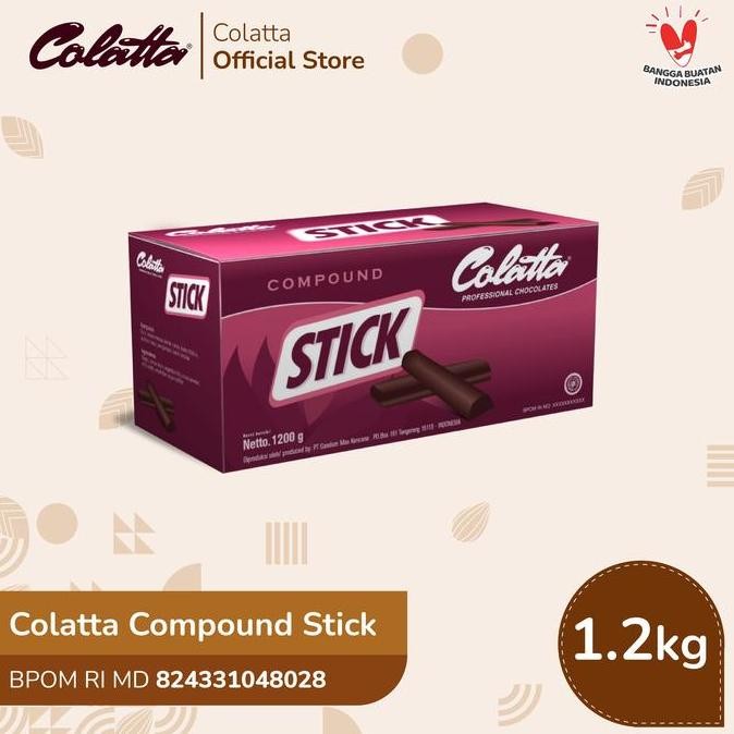 

Colatta Compound Chocolate Stick - Coklat Batang Stik 1.2Kg