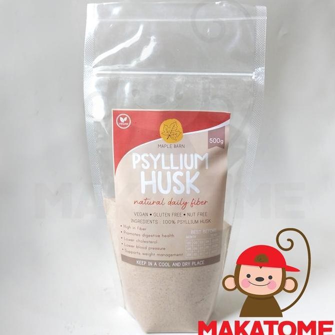 

Psyllium Husk Powder Maple Barn 500Gr 500 Gr Diet Serat Alami Fibre