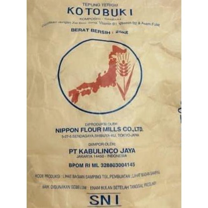 

Tepung Terigu Kotobuki 25Kg Gojek Grab Only Cake Flour Kotobuki Flour