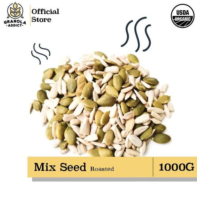 

Roasted Mix Sunflower & Pumpkin Seeds / Kuaci & Labu Panggang 1Kg