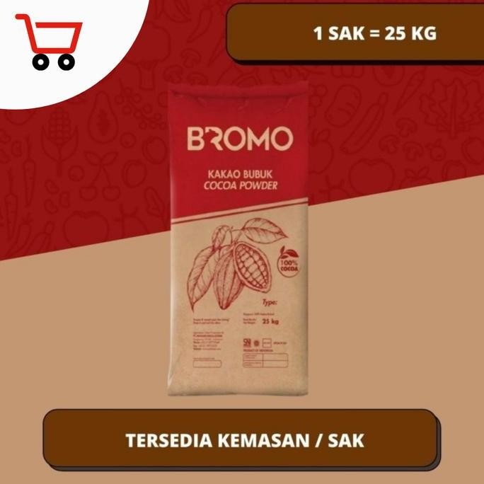 

Coklat Cocoa Powder Bromo Kemasan Sak/Bal 25 Kg | 600,700,750,800 Br