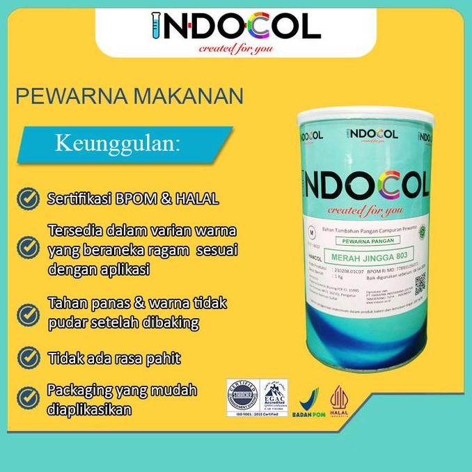 

Pewarna Makanan Indocol Merah Jingga 803 (Orange Red)