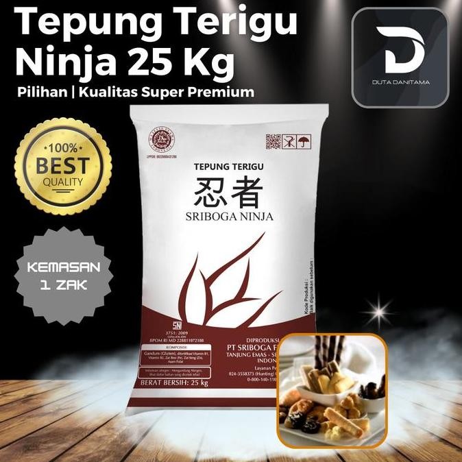 

Tepung Terigu Sriboga Ninja 1 Sak (25 Kg) & 20 Sak (@ 25 Kg)