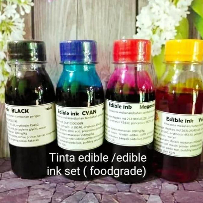 

Tinta Edible Set 4 Warna