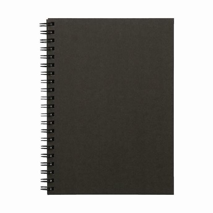 

Muji -Double Ring Notebook 80Sheets || Buku Catatan Polos