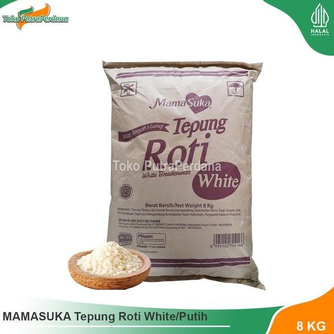 

Tepung Roti/Panir Putih White Mamasuka 8Kg