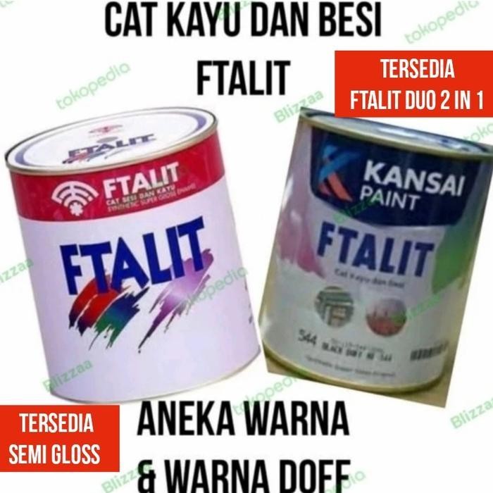

Vs Cat Minyak Kayu Dan Besi Ftalit 1Kg Aneka Warna Gloss Warna Doff Warna Semi Gloss Kansai Paint 1Kg