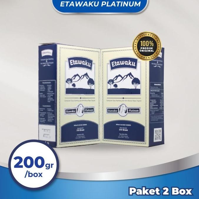 

Susu Etawaku Platinum Original Paket 2 Box