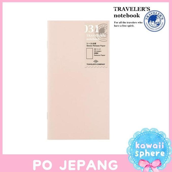 

Travelers Notebook Sticker Release Paper Regular Tn 031 | Preorder