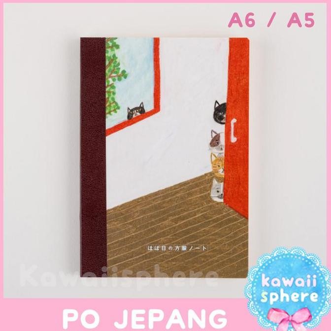 

Hobonichi Plain Notebook A5 / A6 Cat | Who Is It By Keiko Shibata