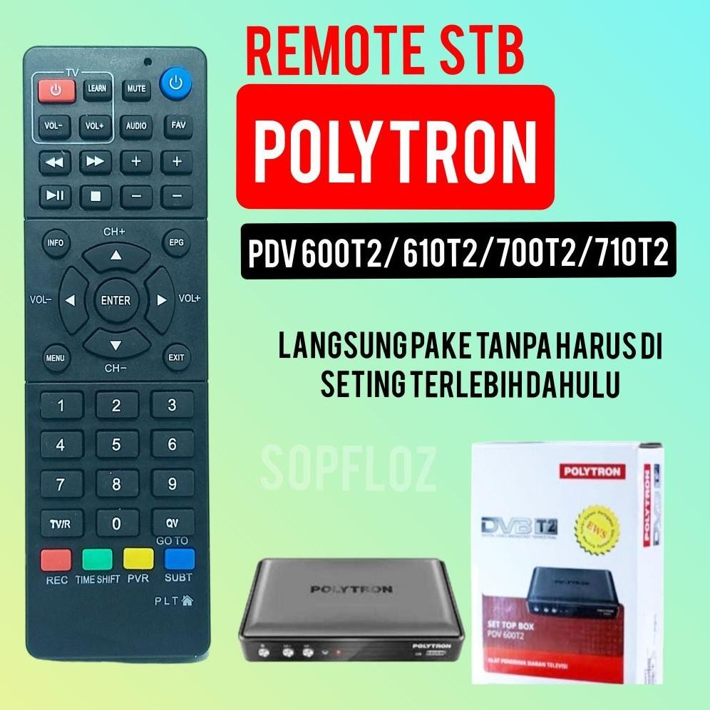 dh-68 et-98 rwe-45 rg-4 Remote set top box polytron pdv 600t2 610t2 700t2 710t2 stb dvbt2 remot Prem