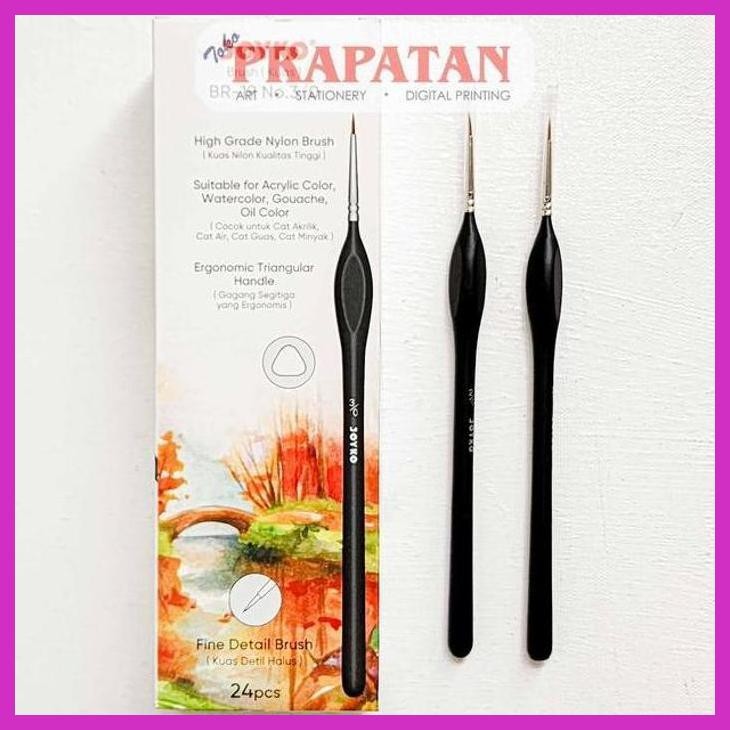 

( SEKOLAH / LUKIS ) COD KUAS LUKIS JOYKO BR-19 | LINER PAINT BRUSH (SENI / MENGGAMBAR / ART / KERAJINAN ) SIAP KIRIM