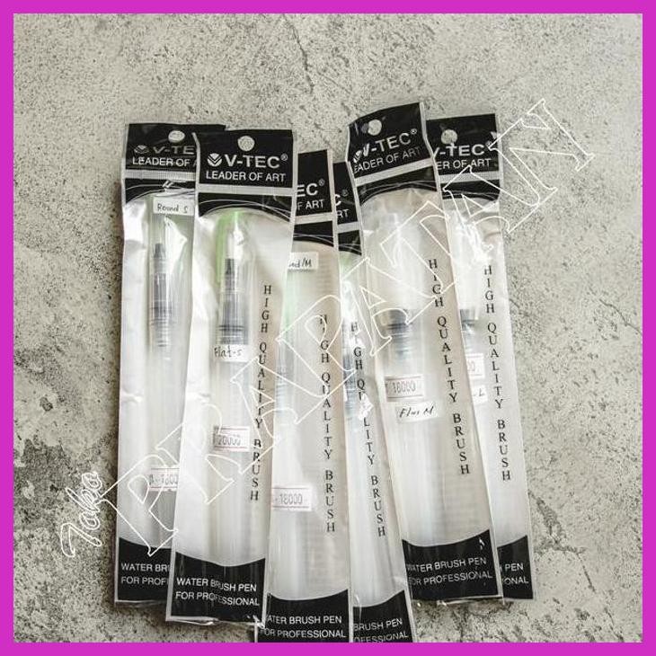 

( SEKOLAH / LUKIS ) PROMO KUAS CAT AIR V-TEC / WATER BRUSH PEN WB-112L/113F/110L (SENI / MENGGAMBAR / ART / KERAJINAN ) GOOD QUALITY