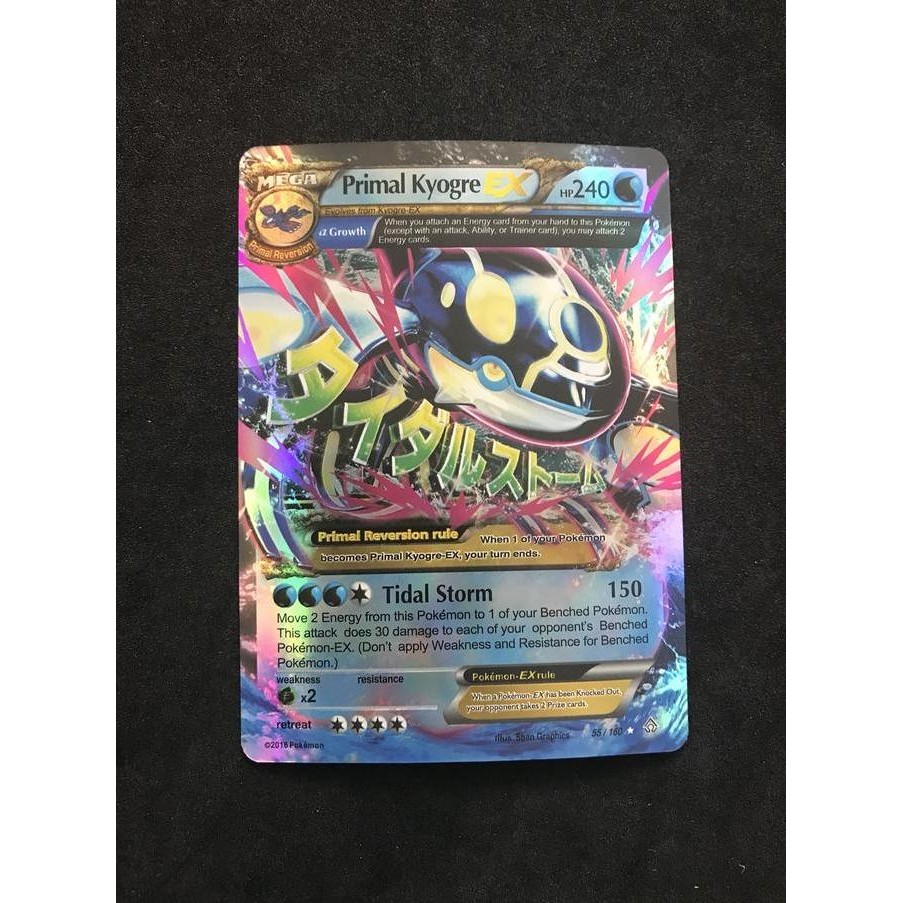 Kartu Pokemon TCG Mega Primal Kyogre EX (harga/kartu) Rare Original