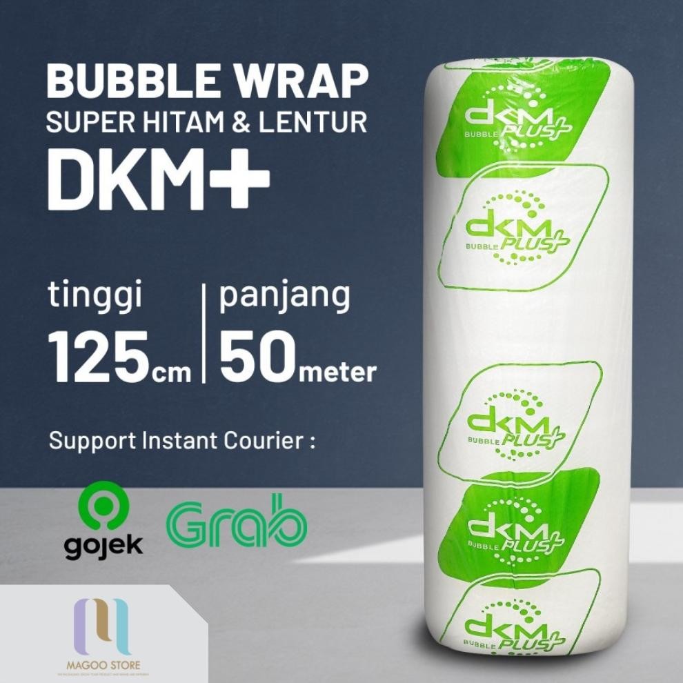 

JH8 Pembungkus Plastik Bubble / Bubble Wrap Bening Hitam DKM / Babel Wrap