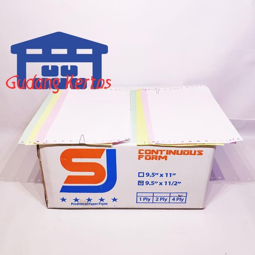

JH8 SJ STANDAR CONTINUOUS FORM 9.5 X 11/2 4PLY PRS - BAGI 2