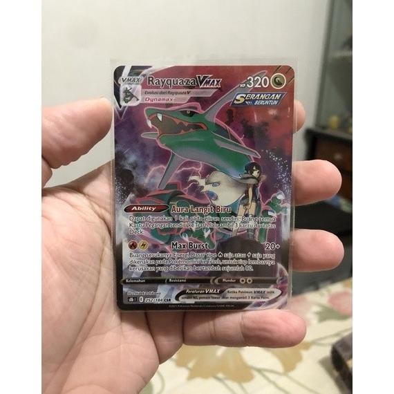 Kartu Pokemon TCG Rayquaza VMax CSR s8b VMax Klimaks Original Murah Rare Original