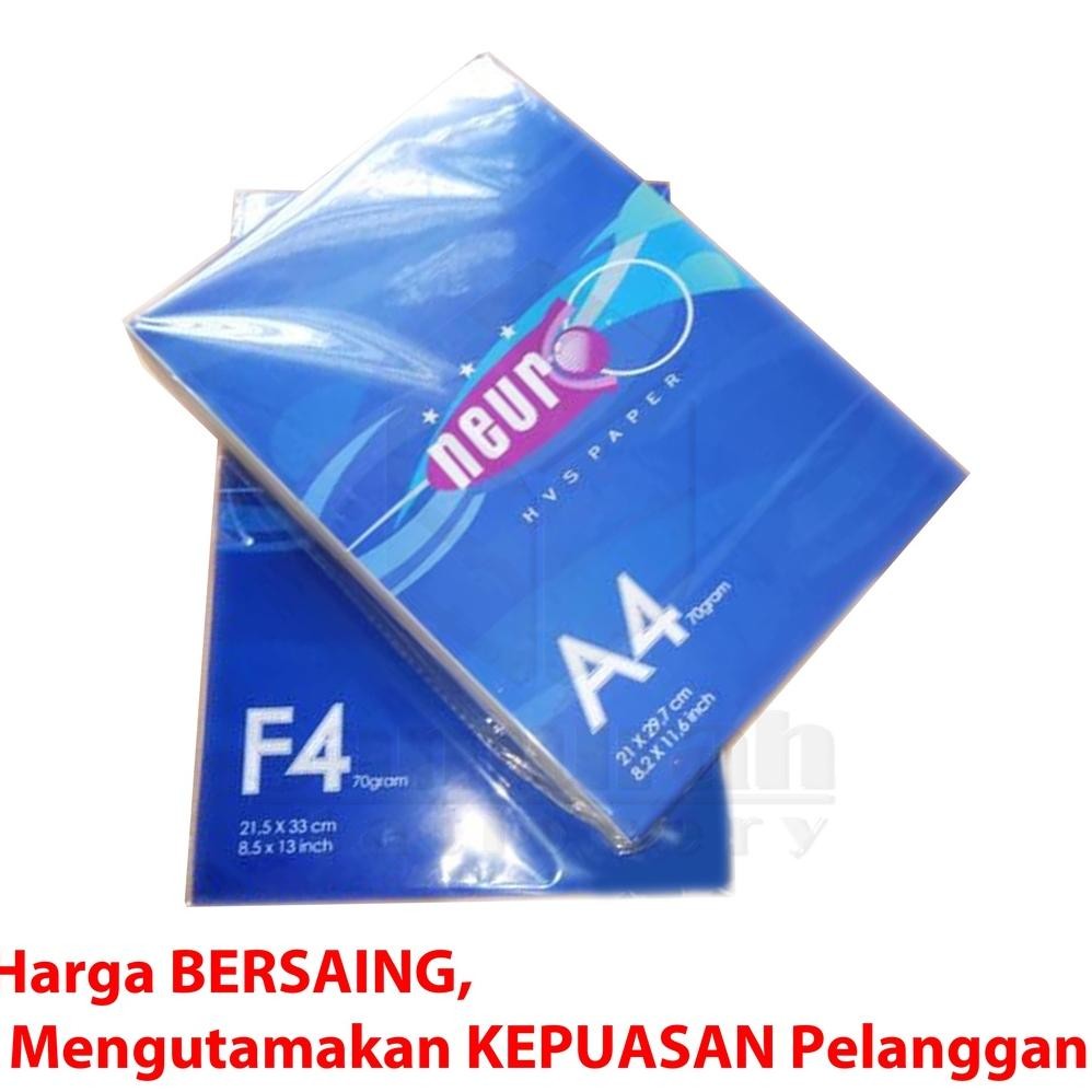 

JH8 Kertas Buram Neuro A4 Gramatur 50 gsm / Kertas Koran Polos A4 Merk Neuro Ukuran 210 x 297 mm / Kemasan Pak Plastik