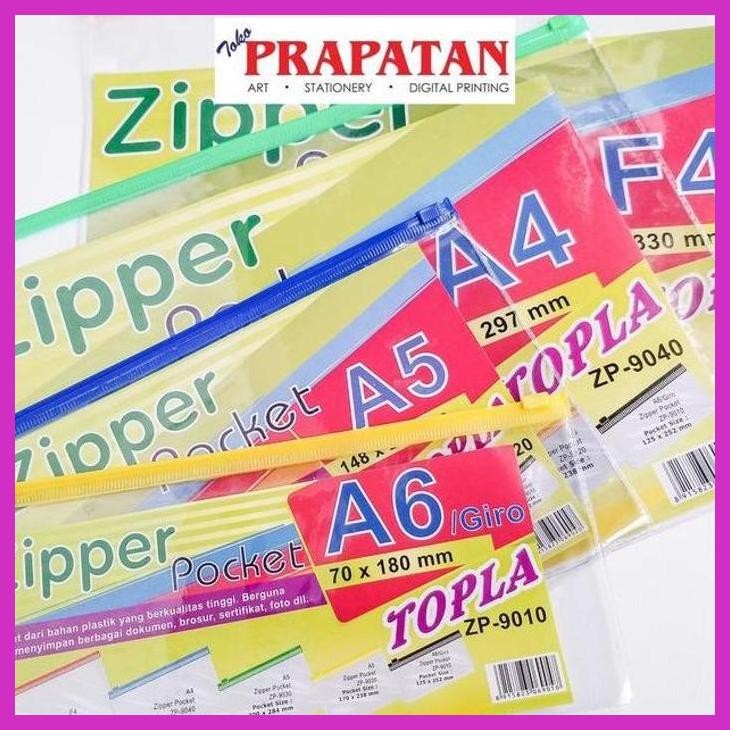 

( SEKOLAH / LUKIS ) READY ZIPPER POCKET TRANSPRANT TOPLA ZP-90 (SENI / MENGGAMBAR / ART / KERAJINAN ) PACKING AMAN