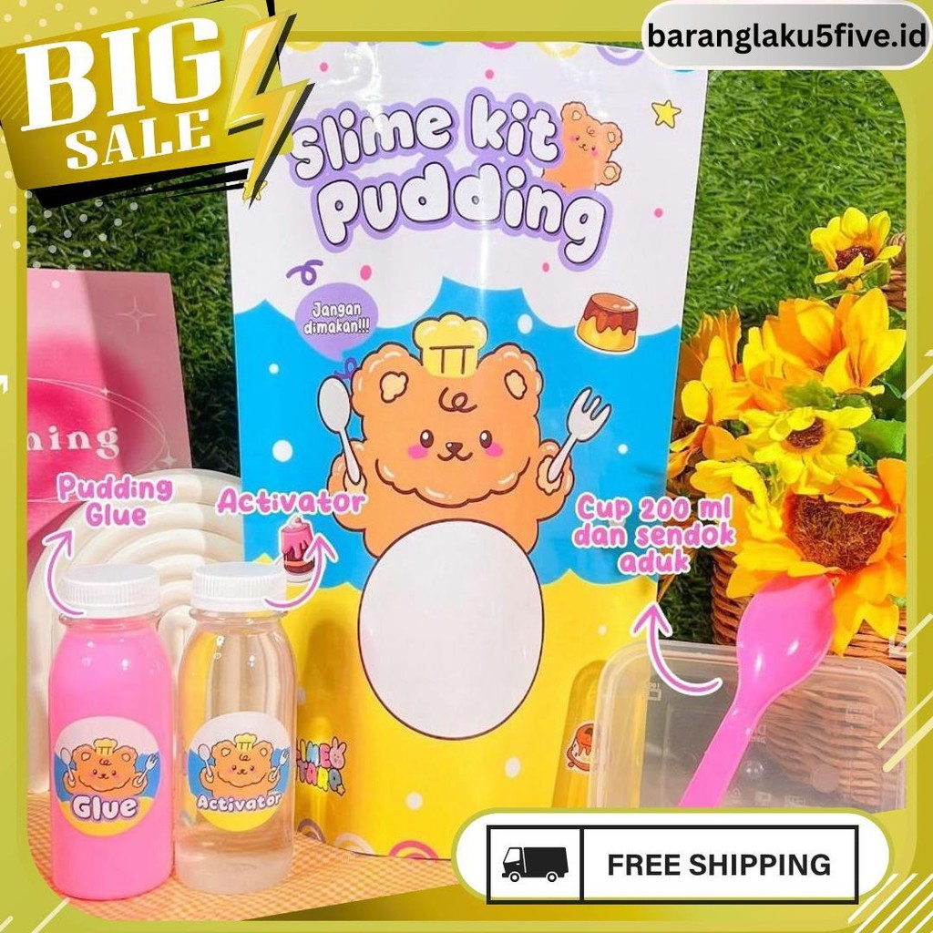 Slime Kit Pudding By Slime Bintaro || Slime Kit || Bikin Slime Sendiri || Tofu Slime Meledak
