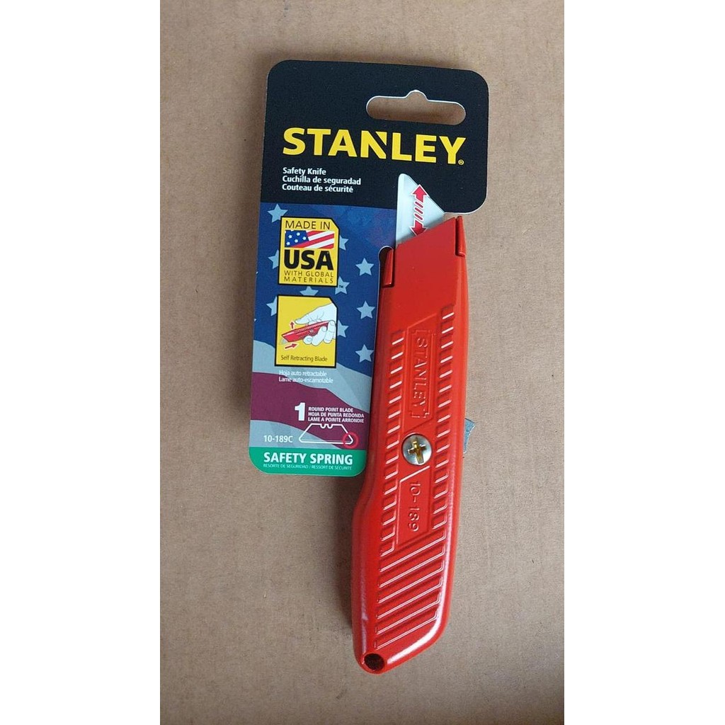 

ready !!! STANLEY | Cutter 10-189C Interlock Safety Utility Knife | Pisau Interlock
