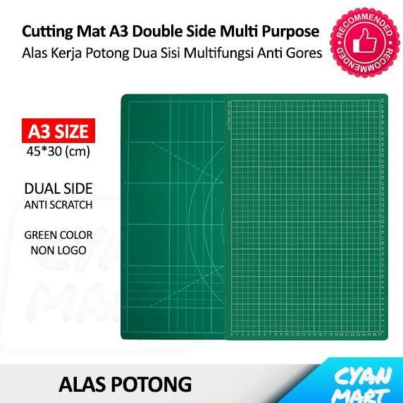 

ready !!! Cutting Mat Work Pad Alas Kerja Potong Anti Gores DIY Tool Double Side