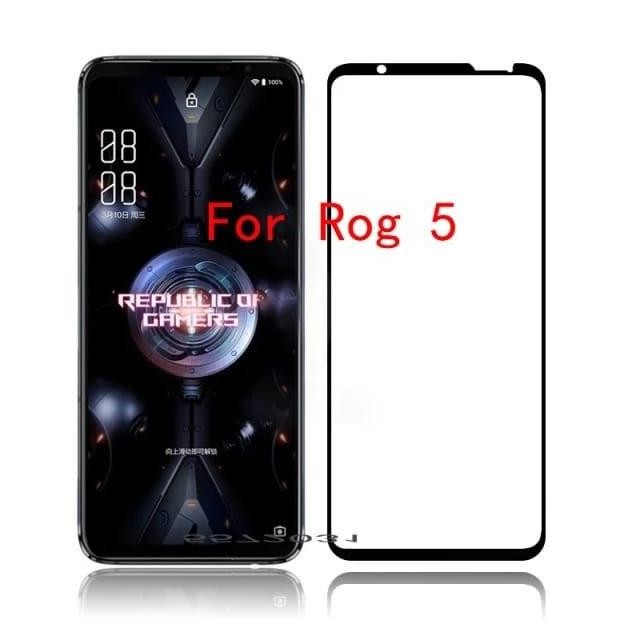 TEMPERED GLASS FULL COVER FULL SCREEN for ASUS ROG PHONE 5S PRO