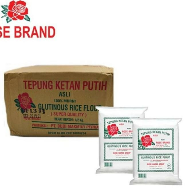 

Promo Rose Brand Tepung Ketan Putih 500Gr (Isi 20) - Dus