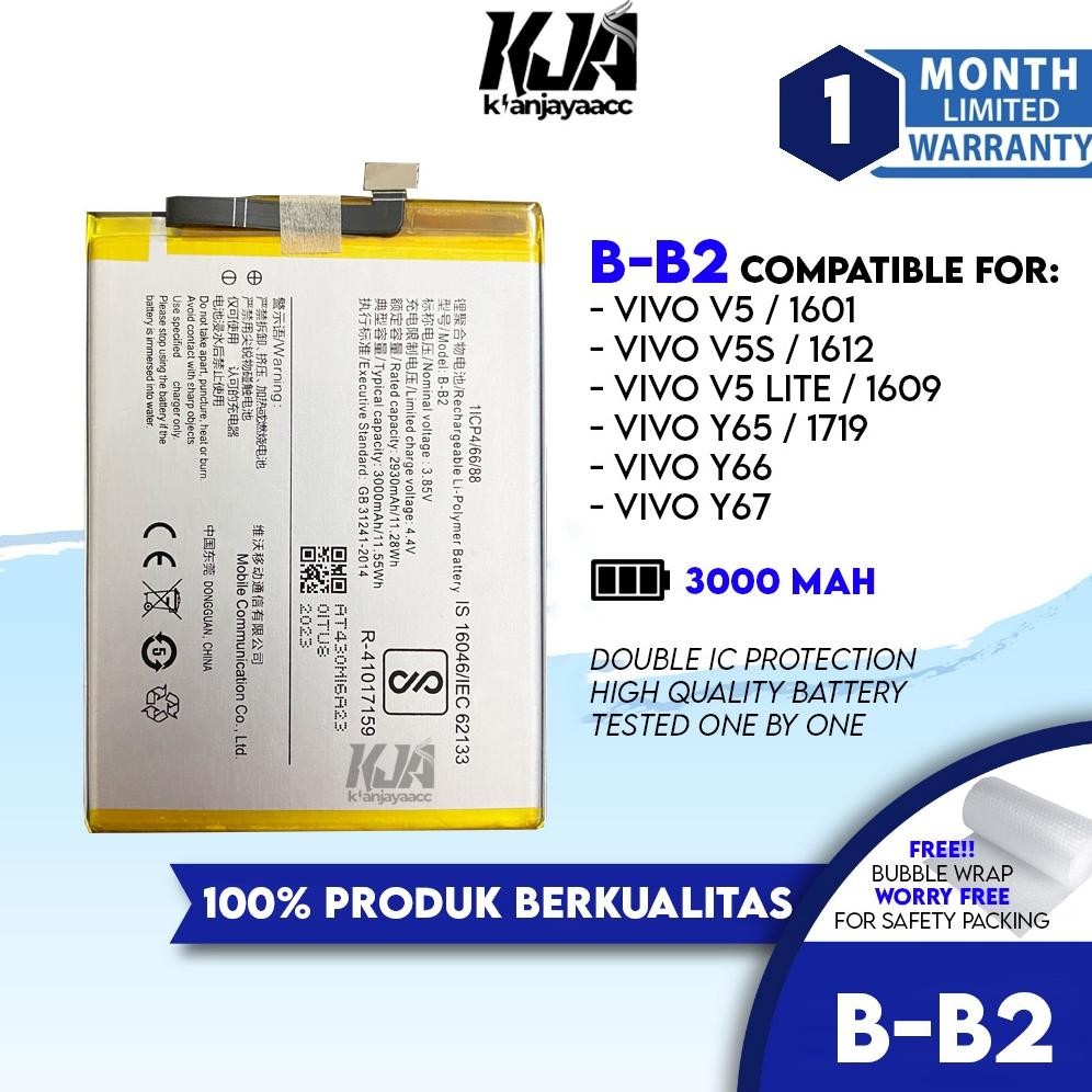 ht-12 Promo Meriah wdr-75 Baterai Vivo V5 1601 / V5S 1612 / V5 Lite 1609 / Y65 1719 / Y66 / Y67 B-B2