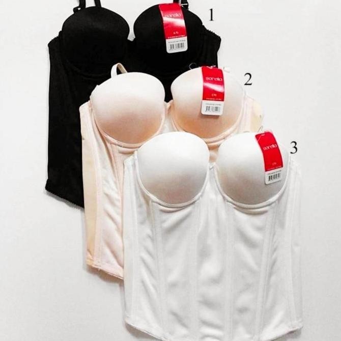 LONG TORSO SORELLA LONGTORSO KORSET BADAN BUSTIER DALAMAN KEBAYA LS