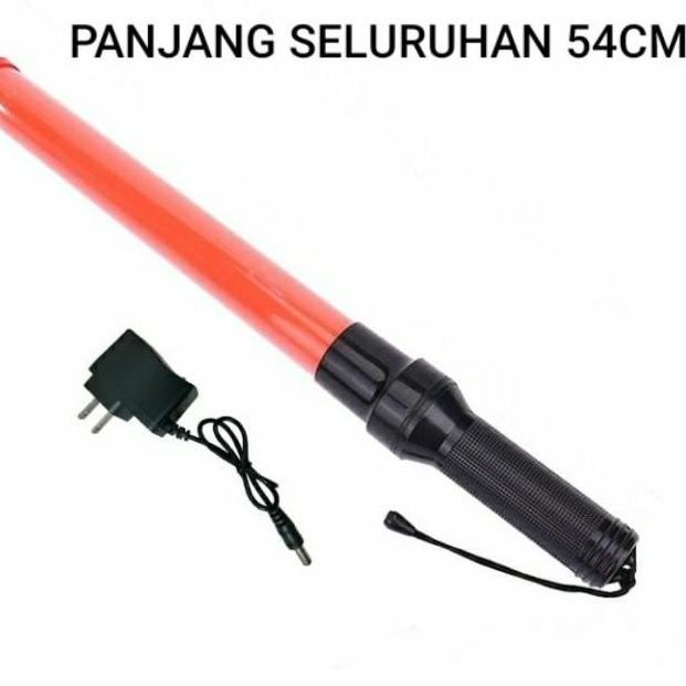 Lampu Lalin Cas Panjang 54cm Dan 40cm Lampu Lalin Lalu Lintas Charger/Cas / Lampu Parkir ms