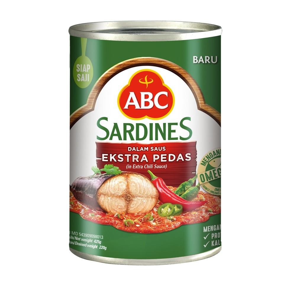 

fx-76 gjk-25 ABC Sarden Saus Extra Pedas 425g Kaya Nutrisi Sale Premium