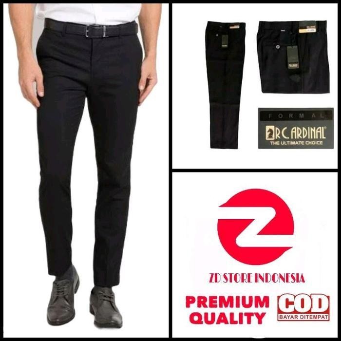 Celana Kerja Cardinal Premium/Celana Kain Formal/Celana Kantor/ Celana Panjang Pria Nyaman Kain Hita