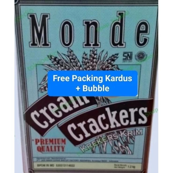 

Monde Cream Craers Kaleng 1200Gr