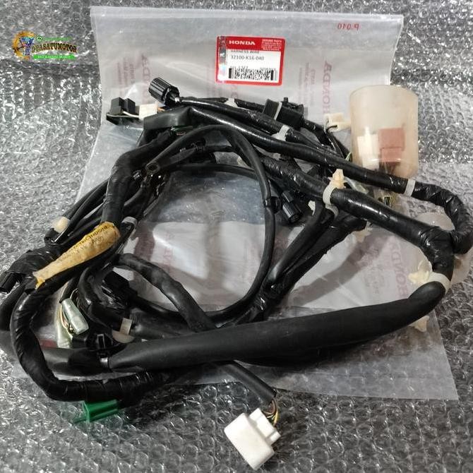 KABEL BODY ASSY WIRE HARNESS ASSY ORIGINAL HONDA 32100-K16-040 , SCOOPY FI ESP 2016, PNP SCOOPY ESP 