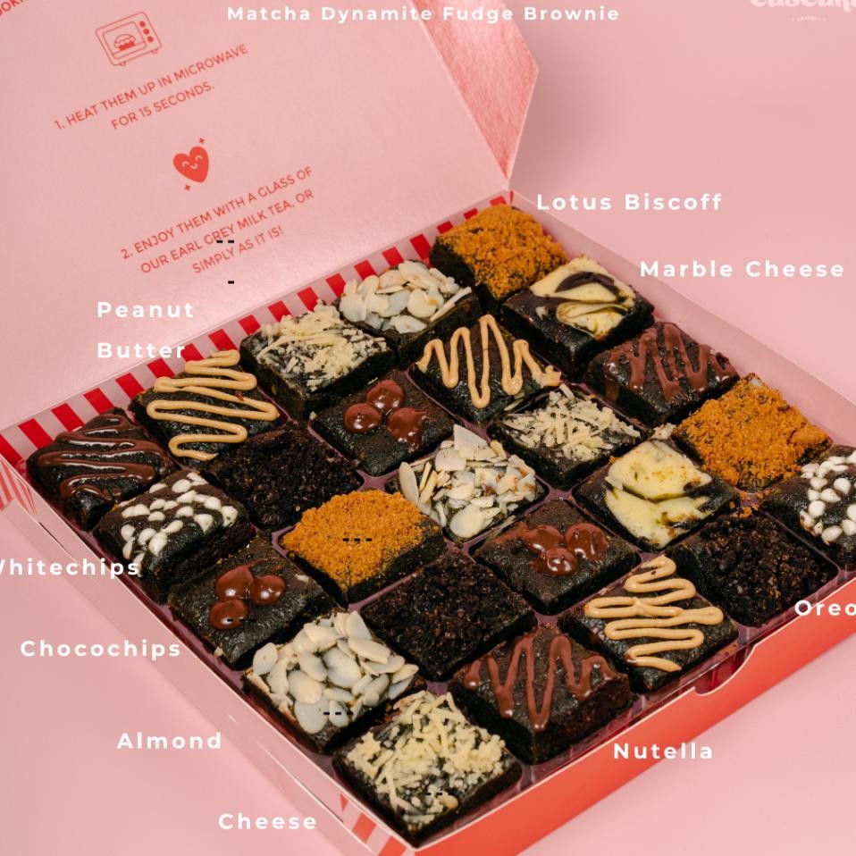 

Cascara Cookies Kue Fudgy Brownies Ulang Tahun Cokelat Matcha Red Veet Tulisan Huruf Ultah 20Cm