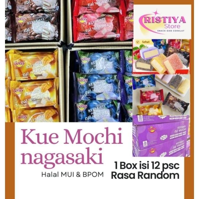 

Kue Mochi Nagasaki Conley 4Macam Rasa 1Paket Isi 12